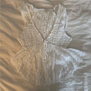 White Lace Top